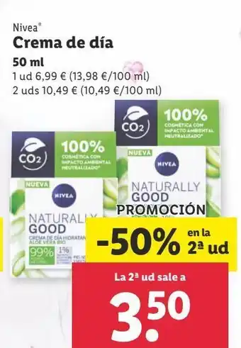 Lidl Crema de día nivea oferta