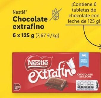 Lidl Chocolate nestlé oferta