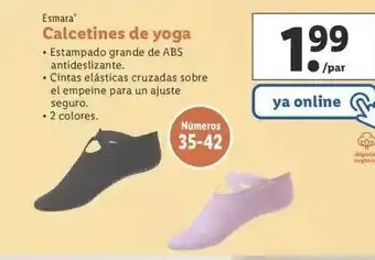 Lidl Esmarra Calcetines De Yoga oferta