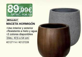 Costco Mullaly Maceta Hormigón oferta