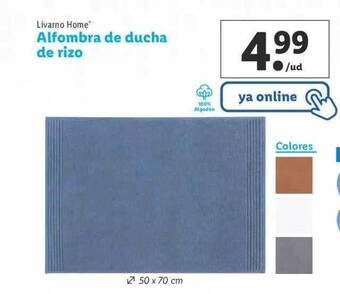 Lidl Livarno Home Alfombra De Ducha De Rizo oferta