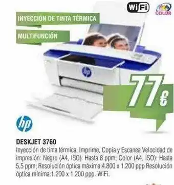 Zbitt Deskjet 3760 Hp oferta