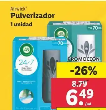 Lidl Pulverizador air wick oferta