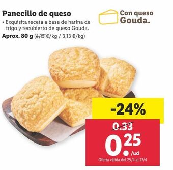 Lidl Panecillos de queso oferta