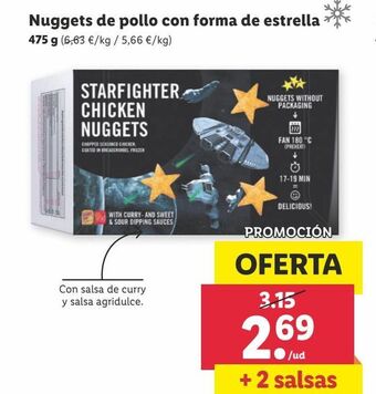 Lidl Nuggets de pollo oferta