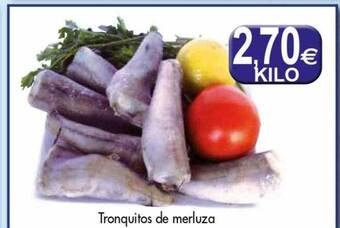 Congelados Copos Tronquitos De Merluza oferta