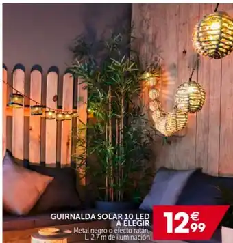 GiFi Guirnalda Solar 10 Led A Elegir L 2,7 m oferta