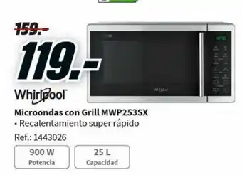 MediaMarkt Microondas con grill whirlpool oferta