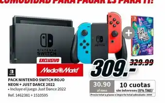 MediaMarkt Consolas nintendo switch oferta