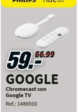 MediaMarkt Chromecast google oferta