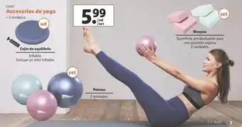 Lidl Accesorios de yoga 3 modelos Cojín de equilibrio oferta