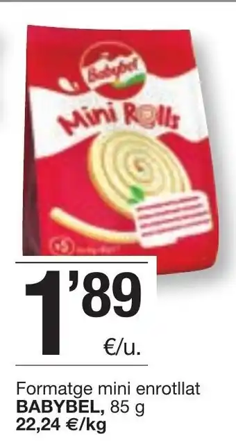 BonpreuEsclat Babybel Formatge mini enrotllat 85 g oferta