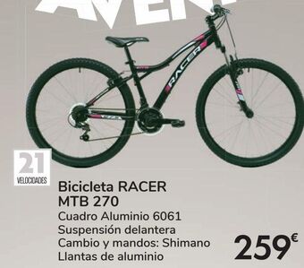 Carrefour Bicicleta racer mtb 270 oferta
