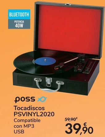 Carrefour Poss tocadiscos psvinyl2020 oferta