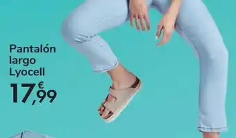 Carrefour Pantalón largo lyocell oferta