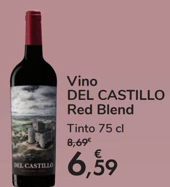 Carrefour Vino del castillo red blend oferta