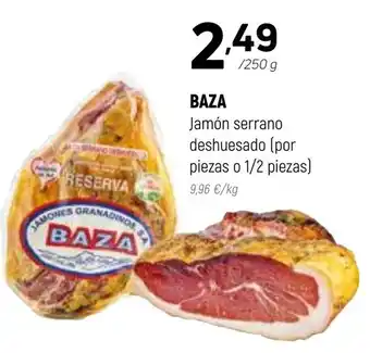 Coviran Baza Jamón Serrani Deshuesado (Por Piezas o 1/2 Piezas) oferta