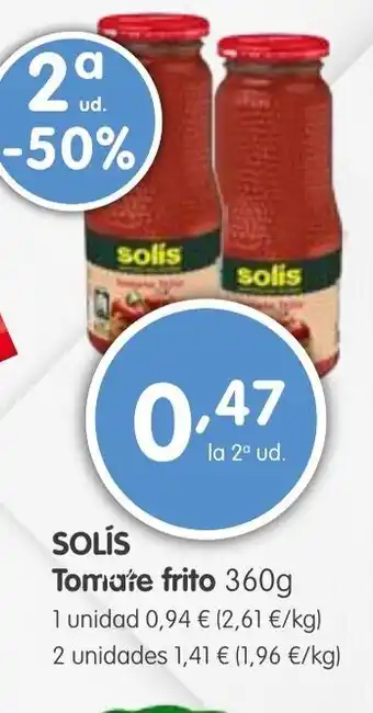 Coviran Solís Tomate Frito 360 g oferta