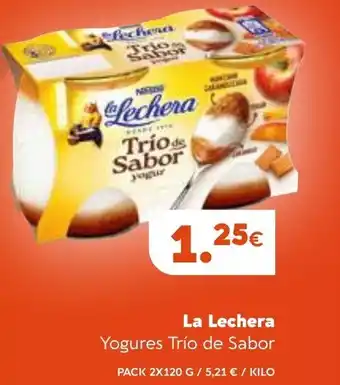 Coviran La Lechera Yogures Trío de Sabor oferta