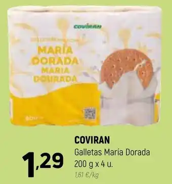 Coviran Galletas María Dorada 200 g x 4 u.