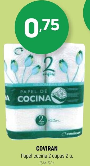 Coviran Coviran Papel Cocina 2 Capas 2 u/ oferta