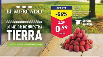 ALDI El Mercado Fresas oferta