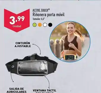 ALDI Active Touche Riñonera Porta Móvil oferta