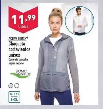ALDI Active Touch Chaqueta Cortavientos Unisex oferta