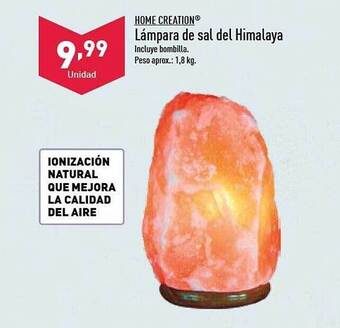 ALDI Home Creation Lámpara De Sal Del Himalaya oferta