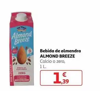 Alcampo Bebida De Almendra Almond Breeze Calcio O Zero oferta