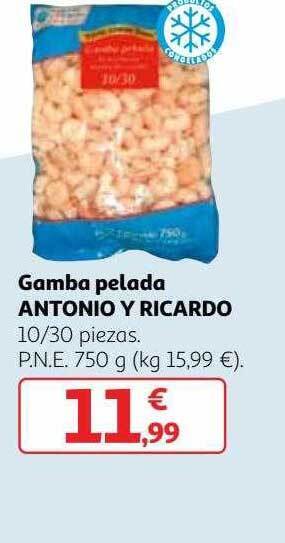 Alcampo Gamba Pelada Antonio Y Ricardo oferta