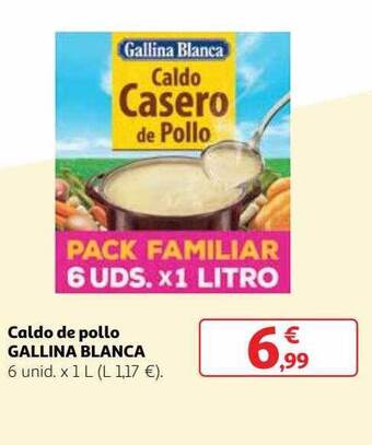 Alcampo Caldo De Pollo Gallina Blanca oferta