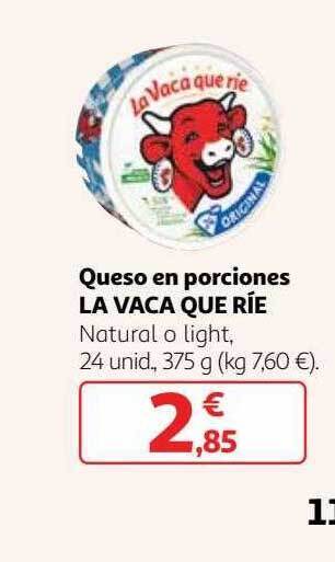Alcampo Queso En Porciones La Vaca Que Rie oferta
