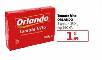 Alcampo Tomate Frito Orlando oferta