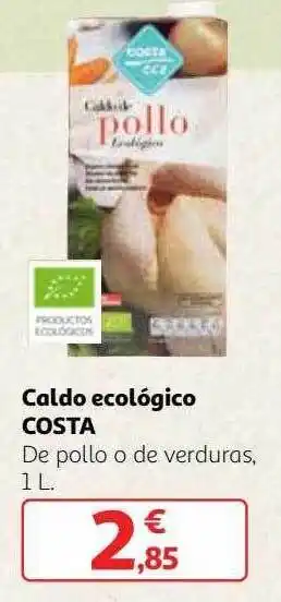 Alcampo Caldo Ecológico Costa oferta