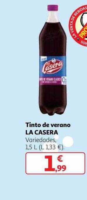 Alcampo Tinto De Verano La Casera oferta
