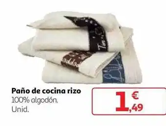 Alcampo Paño De Cocina Rizo 100% Algodón oferta