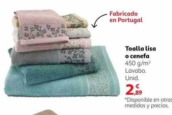 Alcampo Toalla Lisa O Cenefa oferta
