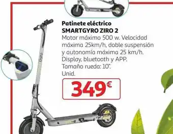 Alcampo Patinete Eléctrico Smartgyro Ziro 2 oferta