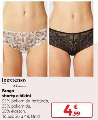 Alcampo Inextenso Braga Shorty O Bikini oferta