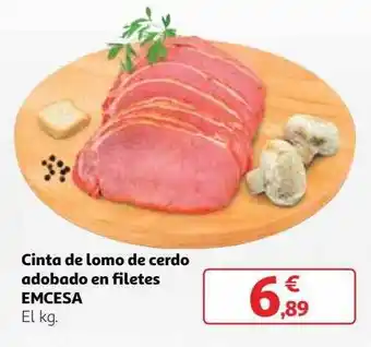 Alcampo Cinta De Lomo De Cerdo Adobado En Filetes Emcesa El Kb oferta