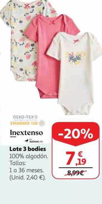 Alcampo Inextenso Lote 3 Bodies oferta