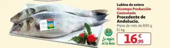 Alcampo Lubina De Estero Alcampo Producción Controlada Procedente De Andalucía oferta
