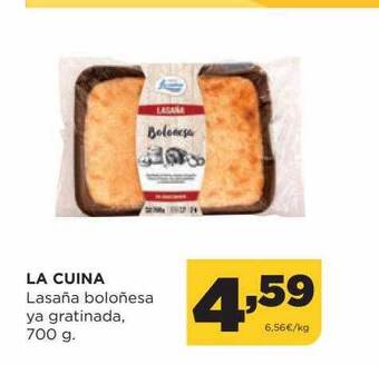 Alimerka La Cuina Lasaña Boloñesa Ya Gratinada oferta