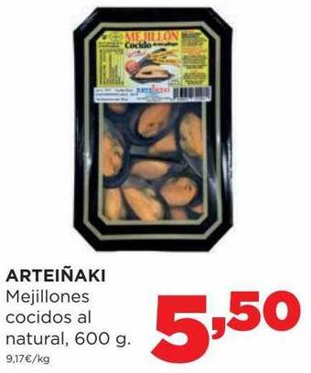 Alimerka Arteiñaki Mejillones Cocidos Al Natural oferta