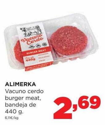Alimerka Alimerka Vacuno Cerdo Burger Meat oferta