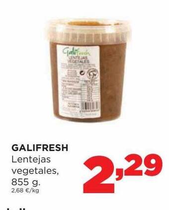 Alimerka Galifresh Lentejas Vegetales oferta