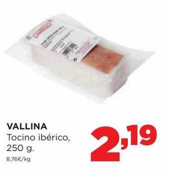 Alimerka Vallina Tocino Ibérico oferta