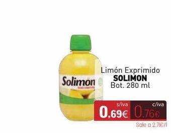 Cuevas Cash Limón Exprimido Solimon oferta