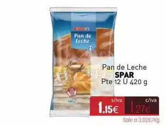 Cuevas Cash Pan De Leche Spar oferta